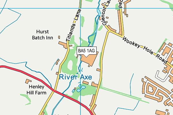 BA5 1AG map - OS VectorMap District (Ordnance Survey) BA5 1AG map - OS VectorMap District (Ordnance Survey)