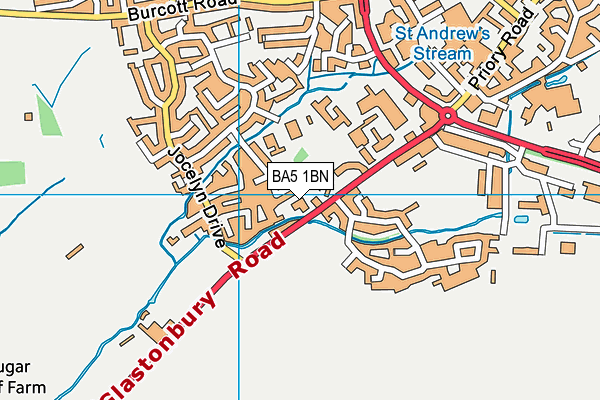 BA5 1BN map - OS VectorMap District (Ordnance Survey) BA5 1BN map - OS VectorMap District (Ordnance Survey)