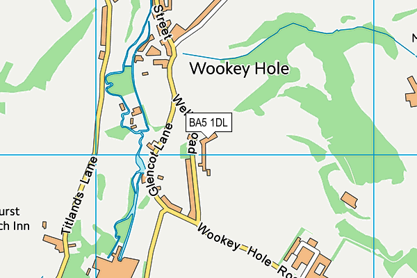 BA5 1DL map - OS VectorMap District (Ordnance Survey) BA5 1DL map - OS VectorMap District (Ordnance Survey)