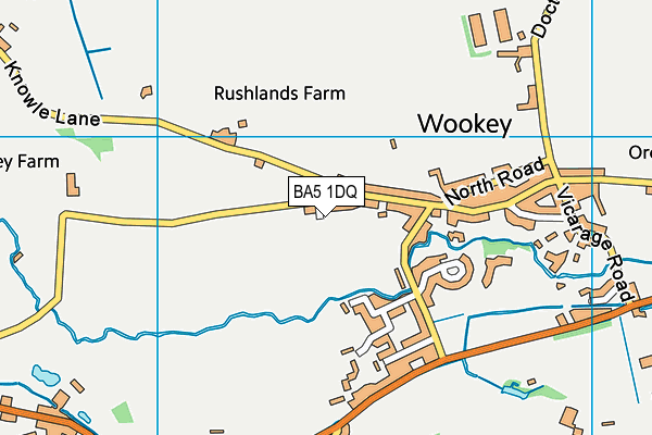 BA5 1DQ map - OS VectorMap District (Ordnance Survey) BA5 1DQ map - OS VectorMap District (Ordnance Survey)