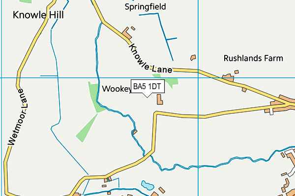 BA5 1DT map - OS VectorMap District (Ordnance Survey) BA5 1DT map - OS VectorMap District (Ordnance Survey)
