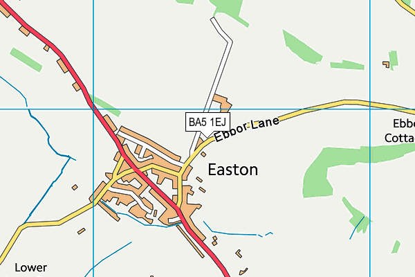 BA5 1EJ map - OS VectorMap District (Ordnance Survey) BA5 1EJ map - OS VectorMap District (Ordnance Survey)