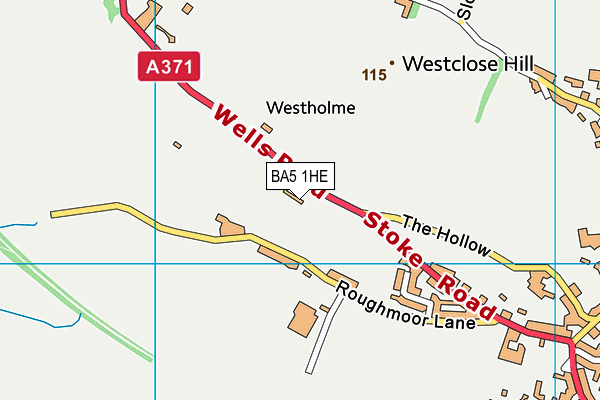 BA5 1HE map - OS VectorMap District (Ordnance Survey) BA5 1HE map - OS VectorMap District (Ordnance Survey)