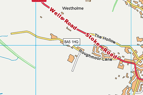 BA5 1HQ map - OS VectorMap District (Ordnance Survey) BA5 1HQ map - OS VectorMap District (Ordnance Survey)