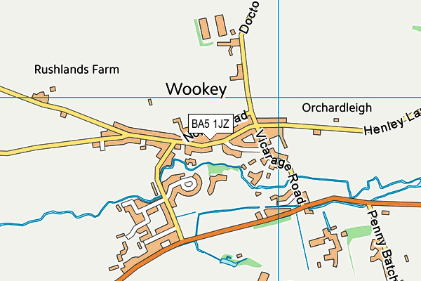 BA5 1JZ map - OS VectorMap District (Ordnance Survey) BA5 1JZ map - OS VectorMap District (Ordnance Survey)
