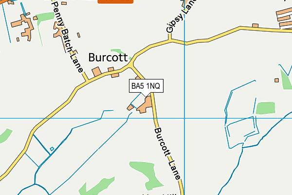 BA5 1NQ map - OS VectorMap District (Ordnance Survey) BA5 1NQ map - OS VectorMap District (Ordnance Survey)