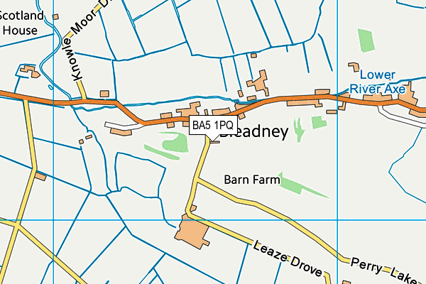 BA5 1PQ map - OS VectorMap District (Ordnance Survey) BA5 1PQ map - OS VectorMap District (Ordnance Survey)