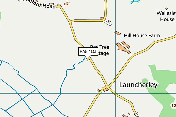 BA5 1QJ map - OS VectorMap District (Ordnance Survey) BA5 1QJ map - OS VectorMap District (Ordnance Survey)