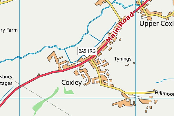 BA5 1RG map - OS VectorMap District (Ordnance Survey) BA5 1RG map - OS VectorMap District (Ordnance Survey)