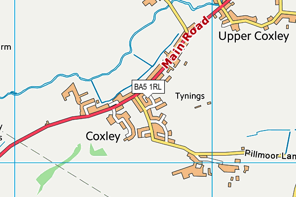 BA5 1RL map - OS VectorMap District (Ordnance Survey) BA5 1RL map - OS VectorMap District (Ordnance Survey)