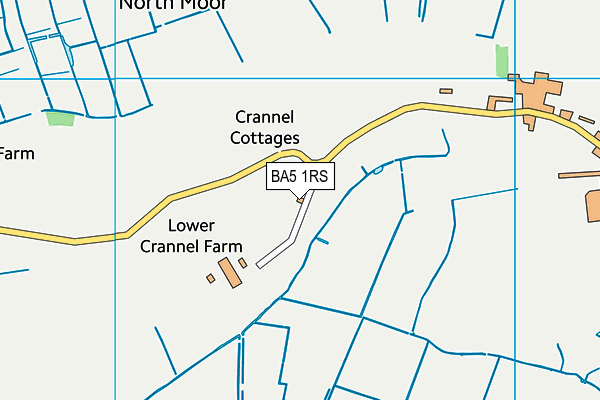 BA5 1RS map - OS VectorMap District (Ordnance Survey) BA5 1RS map - OS VectorMap District (Ordnance Survey)