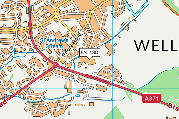 BA5 1SQ map - OS VectorMap District (Ordnance Survey) BA5 1SQ map - OS VectorMap District (Ordnance Survey)