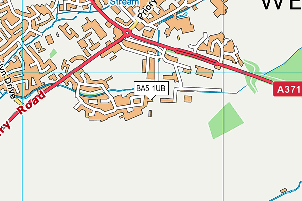 BA5 1UB map - OS VectorMap District (Ordnance Survey) BA5 1UB map - OS VectorMap District (Ordnance Survey)