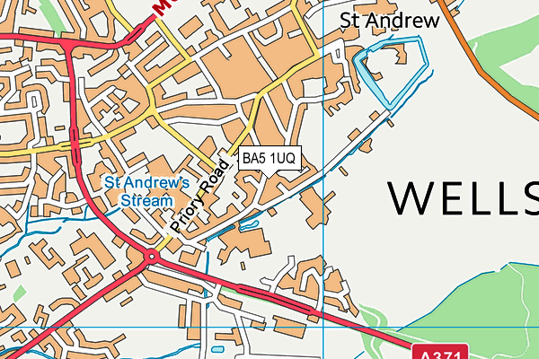 BA5 1UQ map - OS VectorMap District (Ordnance Survey) BA5 1UQ map - OS VectorMap District (Ordnance Survey)