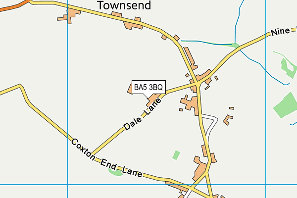 BA5 3BQ map - OS VectorMap District (Ordnance Survey) BA5 3BQ map - OS VectorMap District (Ordnance Survey)