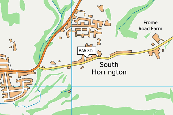 BA5 3DJ map - OS VectorMap District (Ordnance Survey) BA5 3DJ map - OS VectorMap District (Ordnance Survey)