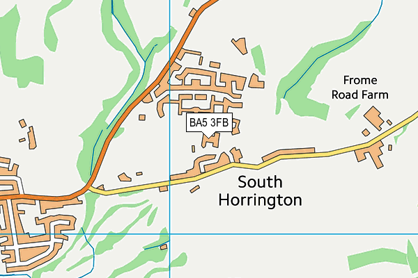 BA5 3FB map - OS VectorMap District (Ordnance Survey) BA5 3FB map - OS VectorMap District (Ordnance Survey)