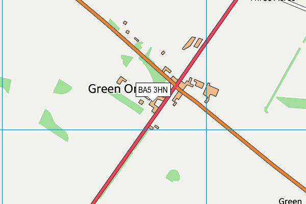 BA5 3HN map - OS VectorMap District (Ordnance Survey) BA5 3HN map - OS VectorMap District (Ordnance Survey)