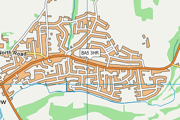 BA5 3HR map - OS VectorMap District (Ordnance Survey) BA5 3HR map - OS VectorMap District (Ordnance Survey)