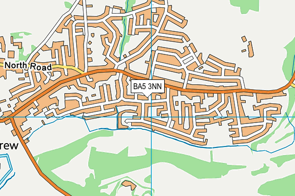 BA5 3NN map - OS VectorMap District (Ordnance Survey) BA5 3NN map - OS VectorMap District (Ordnance Survey)