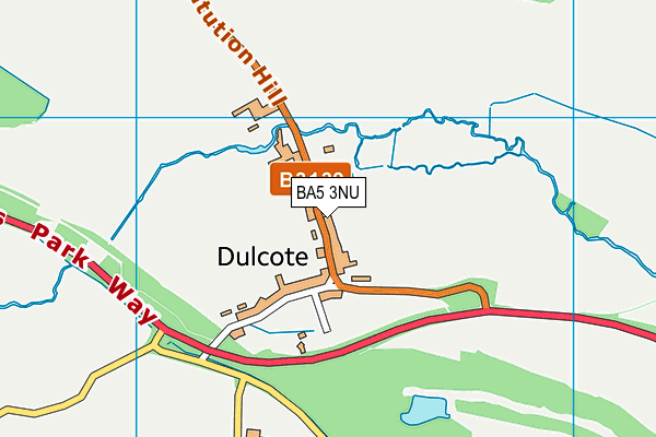 BA5 3NU map - OS VectorMap District (Ordnance Survey) BA5 3NU map - OS VectorMap District (Ordnance Survey)