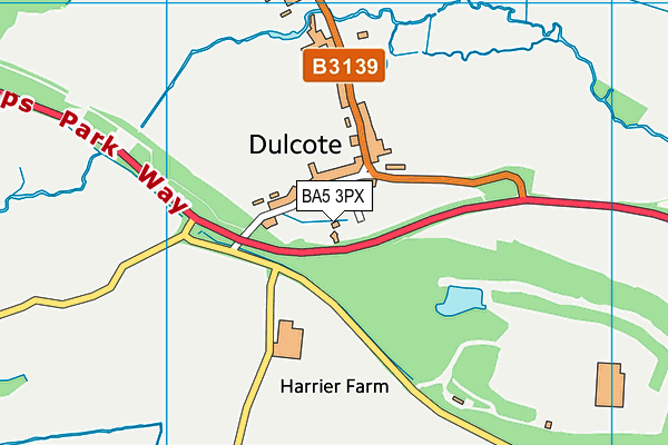 BA5 3PX map - OS VectorMap District (Ordnance Survey) BA5 3PX map - OS VectorMap District (Ordnance Survey)