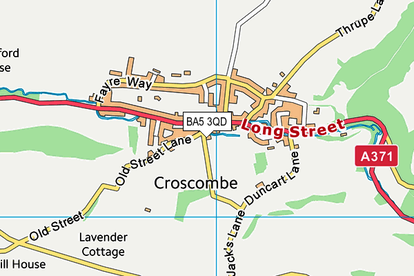 BA5 3QD map - OS VectorMap District (Ordnance Survey) BA5 3QD map - OS VectorMap District (Ordnance Survey)