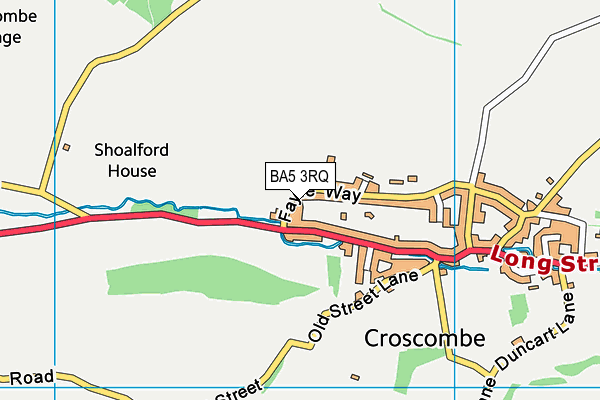 BA5 3RQ map - OS VectorMap District (Ordnance Survey) BA5 3RQ map - OS VectorMap District (Ordnance Survey)