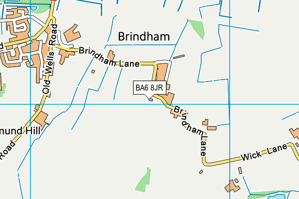 BA6 8JR map - OS VectorMap District (Ordnance Survey) BA6 8JR map - OS VectorMap District (Ordnance Survey)
