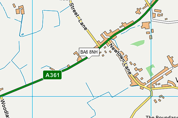 BA6 8NH map - OS VectorMap District (Ordnance Survey) BA6 8NH map - OS VectorMap District (Ordnance Survey)