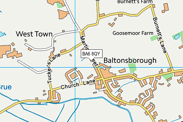 BA6 8QY map - OS VectorMap District (Ordnance Survey) BA6 8QY map - OS VectorMap District (Ordnance Survey)