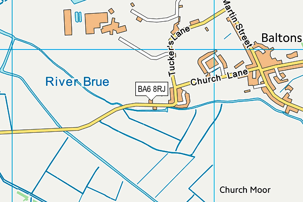 BA6 8RJ map - OS VectorMap District (Ordnance Survey) BA6 8RJ map - OS VectorMap District (Ordnance Survey)