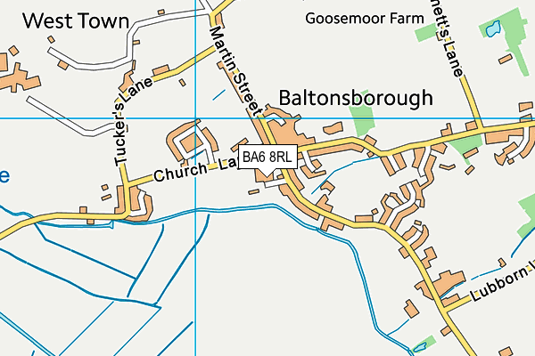 BA6 8RL map - OS VectorMap District (Ordnance Survey) BA6 8RL map - OS VectorMap District (Ordnance Survey)