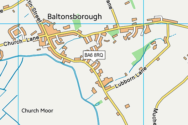 BA6 8RQ map - OS VectorMap District (Ordnance Survey) BA6 8RQ map - OS VectorMap District (Ordnance Survey)