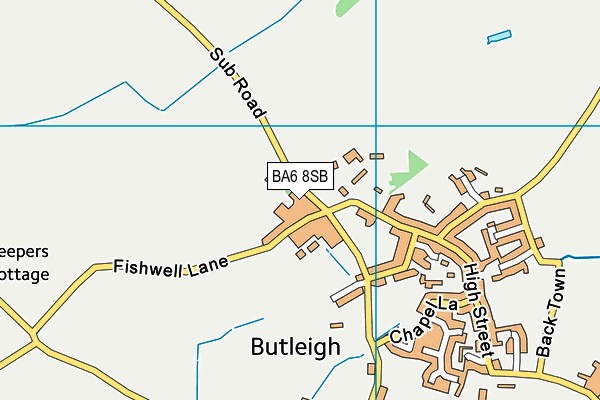 BA6 8SB map - OS VectorMap District (Ordnance Survey) BA6 8SB map - OS VectorMap District (Ordnance Survey)