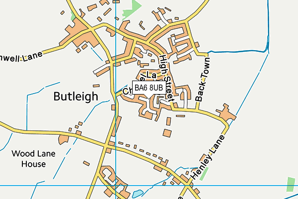 BA6 8UB map - OS VectorMap District (Ordnance Survey) BA6 8UB map - OS VectorMap District (Ordnance Survey)