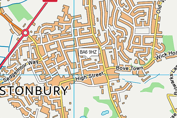 BA6 9HZ map - OS VectorMap District (Ordnance Survey) BA6 9HZ map - OS VectorMap District (Ordnance Survey)