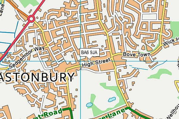BA6 9JA map - OS VectorMap District (Ordnance Survey) BA6 9JA map - OS VectorMap District (Ordnance Survey)