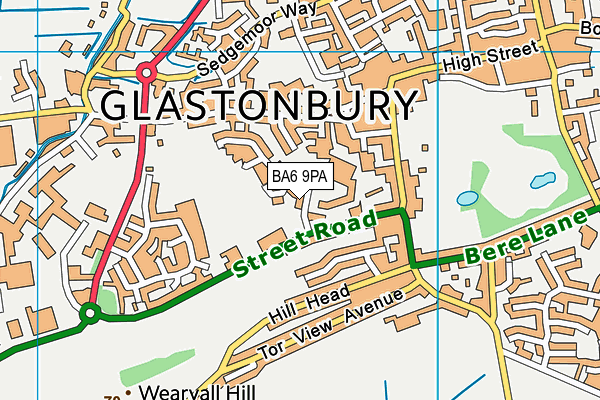 BA6 9PA map - OS VectorMap District (Ordnance Survey) BA6 9PA map - OS VectorMap District (Ordnance Survey)