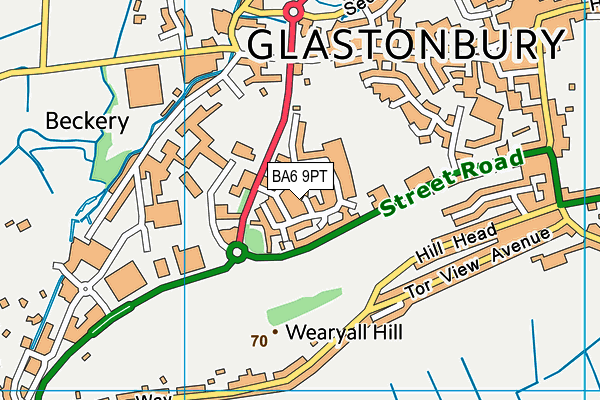 BA6 9PT map - OS VectorMap District (Ordnance Survey) BA6 9PT map - OS VectorMap District (Ordnance Survey)
