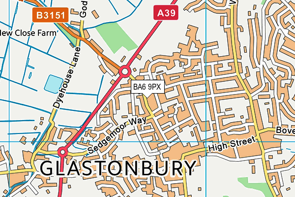 BA6 9PX map - OS VectorMap District (Ordnance Survey) BA6 9PX map - OS VectorMap District (Ordnance Survey)