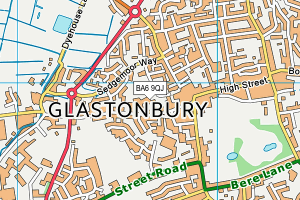 BA6 9QJ map - OS VectorMap District (Ordnance Survey) BA6 9QJ map - OS VectorMap District (Ordnance Survey)