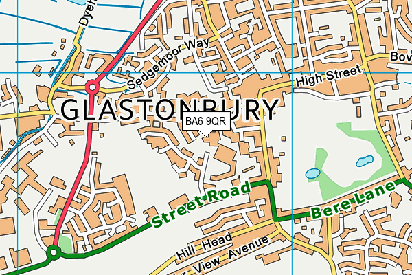 BA6 9QR map - OS VectorMap District (Ordnance Survey) BA6 9QR map - OS VectorMap District (Ordnance Survey)