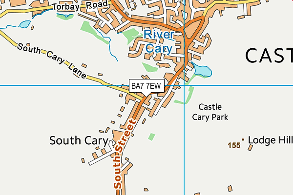 BA7 7EW map - OS VectorMap District (Ordnance Survey) BA7 7EW map - OS VectorMap District (Ordnance Survey)