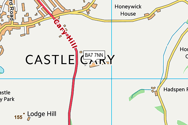 BA7 7NN map - OS VectorMap District (Ordnance Survey) BA7 7NN map - OS VectorMap District (Ordnance Survey)