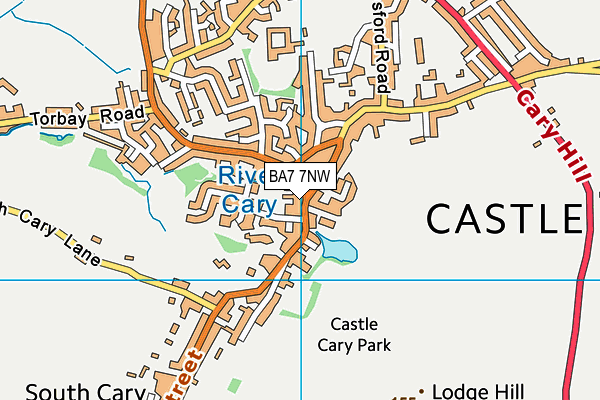 BA7 7NW map - OS VectorMap District (Ordnance Survey) BA7 7NW map - OS VectorMap District (Ordnance Survey)