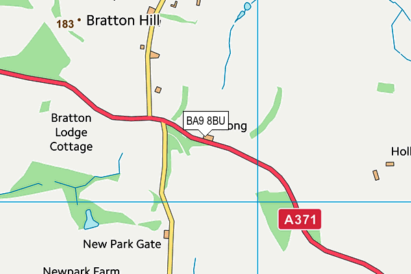 BA9 8BU map - OS VectorMap District (Ordnance Survey) BA9 8BU map - OS VectorMap District (Ordnance Survey)