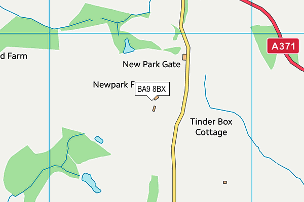 BA9 8BX map - OS VectorMap District (Ordnance Survey) BA9 8BX map - OS VectorMap District (Ordnance Survey)