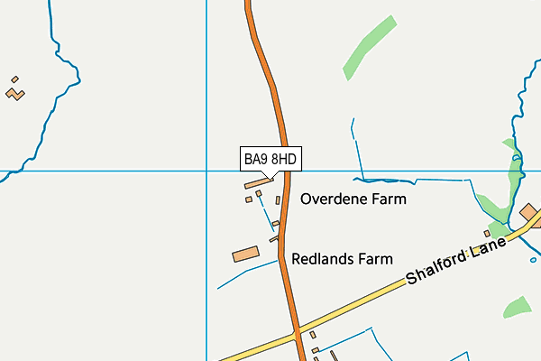 BA9 8HD map - OS VectorMap District (Ordnance Survey) BA9 8HD map - OS VectorMap District (Ordnance Survey)