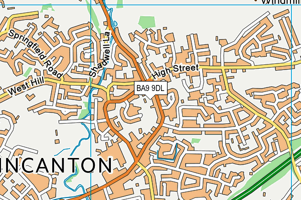 BA9 9DL map - OS VectorMap District (Ordnance Survey) BA9 9DL map - OS VectorMap District (Ordnance Survey)